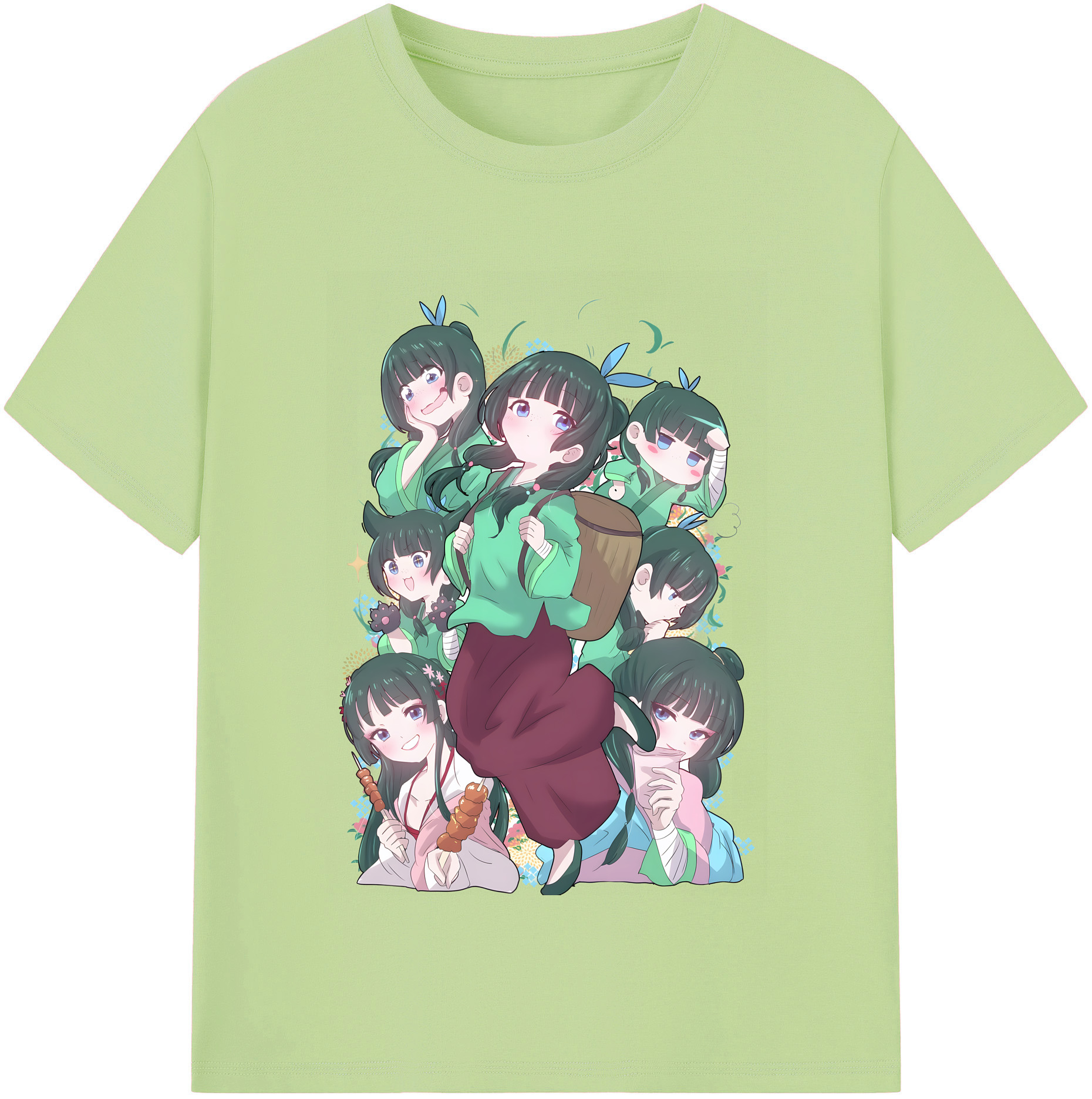 （画像用） 薬屋のひとりごと The Apothecary Diaries 綿100％半袖Tシャツ（フロントプリント）